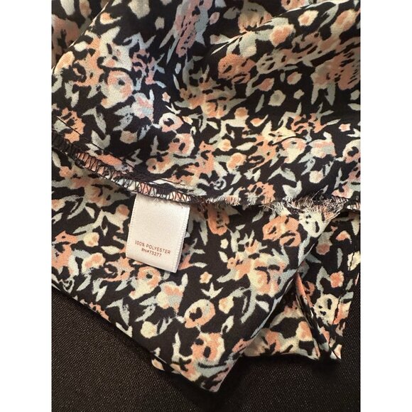 LC Lauren Conrad Women’s Top Sz XXL Floral Blouse Short Sleeve Pullover Boho - Picture 6 of 9